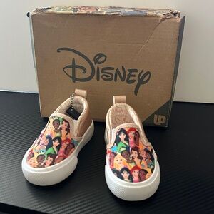 Disney Princess Slip-On Sneakers - Pink and White
